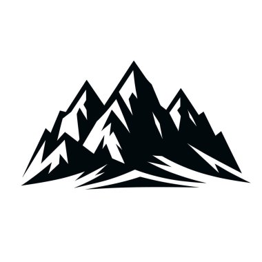 dağ ikonu vektör illüstrasyonu