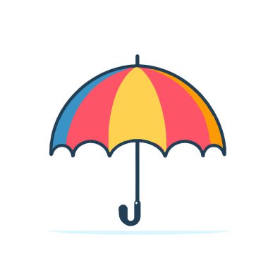 vektör şemsiye simgesi