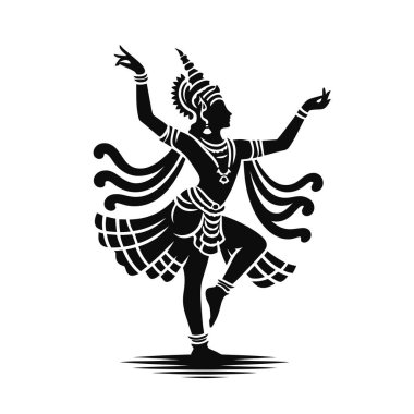 Zarif Dans Silüeti Resimleri Geleneksel Kültürel Sanatçı