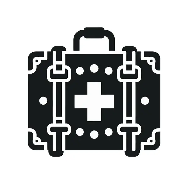 İlk yardım kiti simgesi, basit tarzı