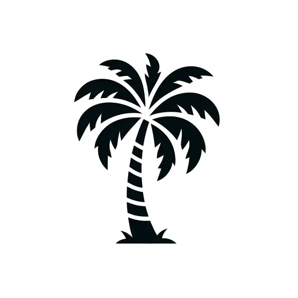 ağaç simgesi logo vektör illüstrasyonu