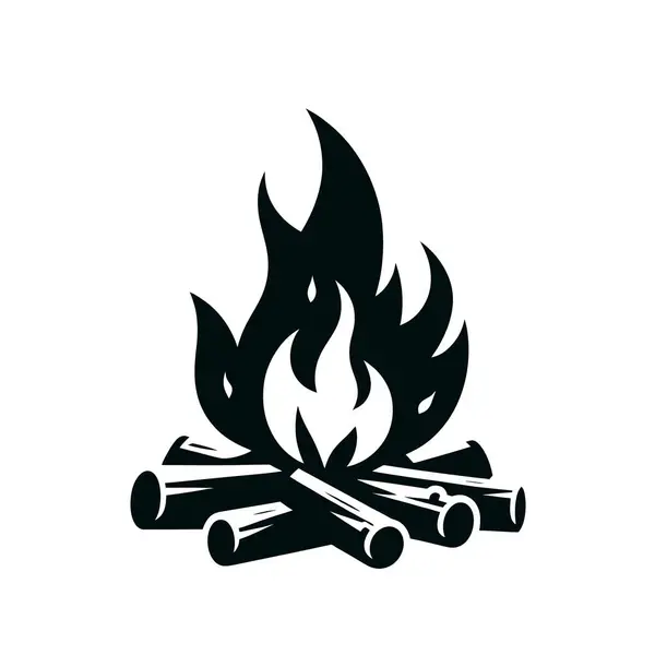 şenlik ateşi vektör simge tasarlamak