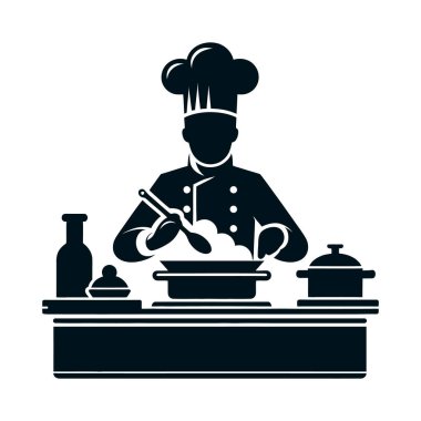 Şef ve aşçı ikonu