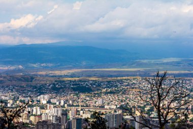 Tiflis, Georgia 'nın panorama manzarası