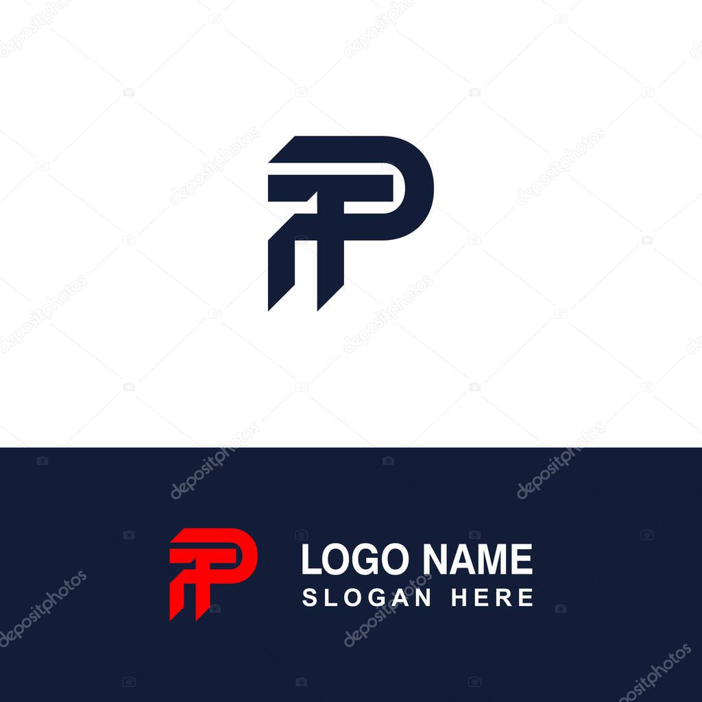 Professional initial TP logo design.