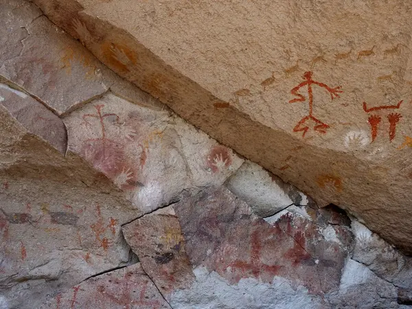 Cueva de los Manos veya Patagonya 'daki El Mağarası. Arjantin 'in Santa Cruz eyaletindeki bir mağara ve taş sanat eserleri kompleksi. Mağaraya yüzlerce el resmi adı verildi..