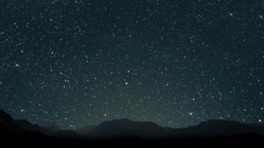 Gece yıldızlı gökyüzü... bu görüntüler, gece gökyüzünün güzelliğini ve ihtişamını vurgulayan... merak ve huşu uyandırıyor..