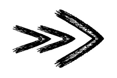 Sanatsal Grunge Okçuluk Koleksiyonu El Fırçası Çizimi