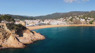 Tossa de Mar, Girona 'nın değerli hava manzarası