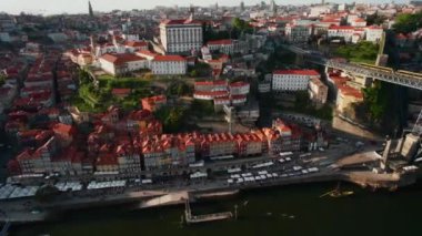 Douro Nehri, Dom Luis Köprüsü ve Porto Havacılık Manzarası