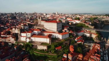Douro Nehri, Dom Luis Köprüsü ve Porto Havacılık Manzarası