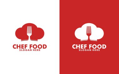 Gıda logo vektör şablonu