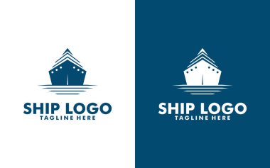 gemi vektör logosu grafik soyut modern