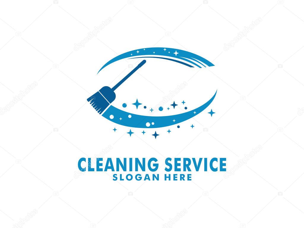 Clean Service Logo Template Design. Creative Vector Emblem, for Icon or Design Concept.