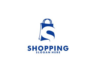 mutlu dükkan logo tasarım şablonu. logo tasarım stok alışveriş