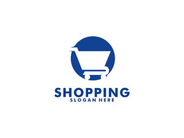 mutlu dükkan logo tasarım şablonu. logo tasarım stok alışveriş