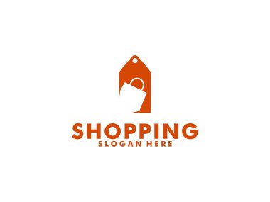 mutlu dükkan logo tasarım şablonu. logo tasarım stok alışveriş
