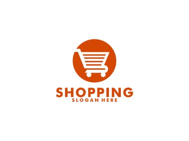 mutlu dükkan logo tasarım şablonu. logo tasarım stok alışveriş