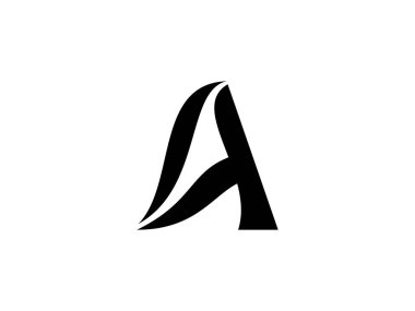 Yaratıcı mektup A Logo tasarım vektör şablonu