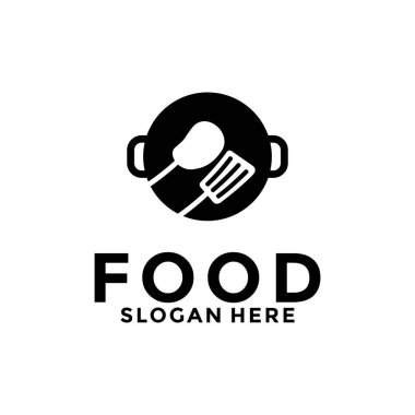 Gıda Logosu Tasarımı, Mutfak, Restoran, Kafe ve Yemek Logosu Şablonu