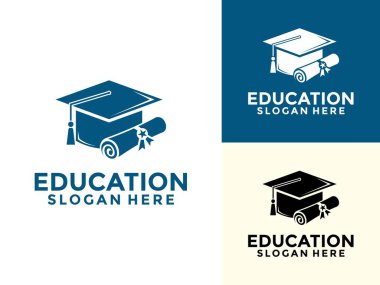 Eğitim logosu şablonu, Eğitim Üniversitesi logosu Mezuniyet Şapkası