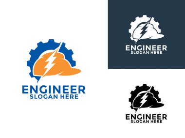 Electrical Engineering Logo design Creative Modern vector template, Engineer logo design icon clipart