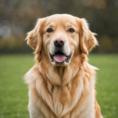 Güzel Golden Retriever köpeği ve Labrador Retriever köpeği