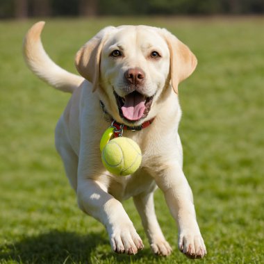 Güzel Golden Retriever köpeği ve Labrador Retriever köpeği