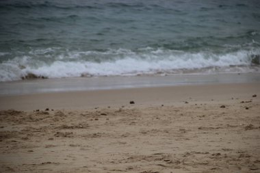 İspanya 'da Akdeniz' de dalgalar