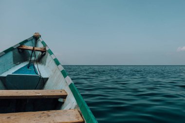 Shoab Sahili 'nde tekne, Socotra Adası, Yemen