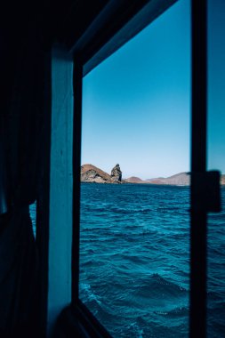 Galapagos 'taki Bartolome Adası' nda zirve rock manzarası