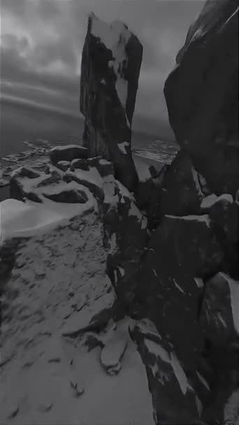 Sviçre Günbatımının Güzel Manzarası — Stok video
