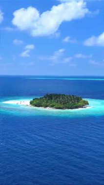 Maldivler adasının güzel manzarası