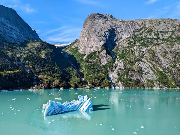 Endicott kolunda yüzen buz, Alaska