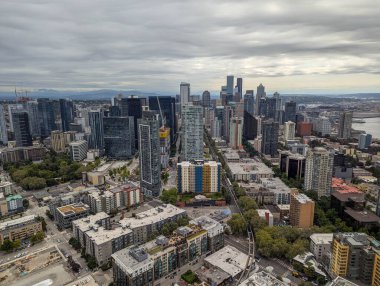 Seattle 'ın hava fotoğrafı