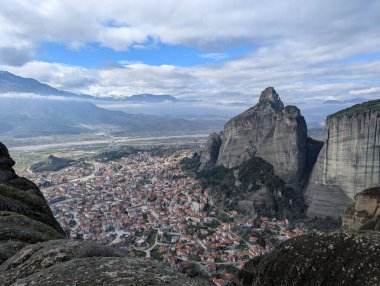 Meteoras 'tan Kalambaka şehri