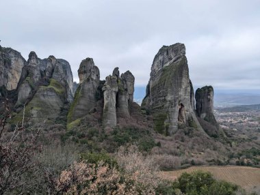 Meteora 'da kaya oluşumu