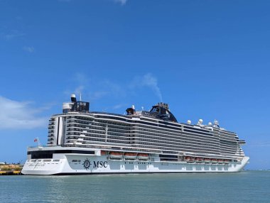 2025.03.31. MSC Deniz Pelerini gemisi Puerto Plata 'ya yanaştı.
