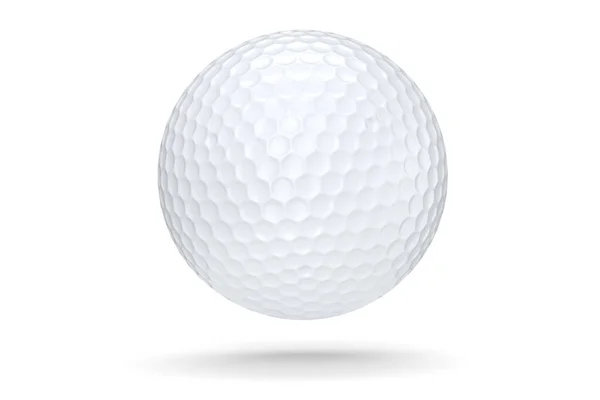 Pelota Golf Camiseta Aislada Sobre Fondo Blanco Representación Accesorios Deportivos — Foto de Stock