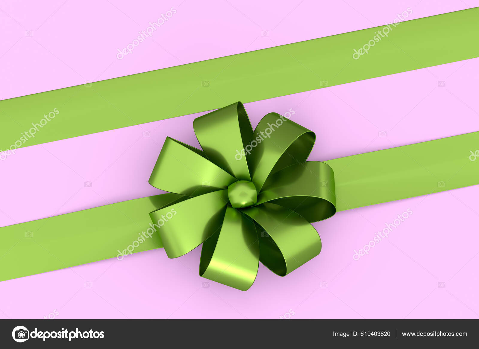 Realistic Decorative Bow Gift Ribbon Gift Box Isolated Pink Background  Stock Photo by ©CheersGroup 619403820