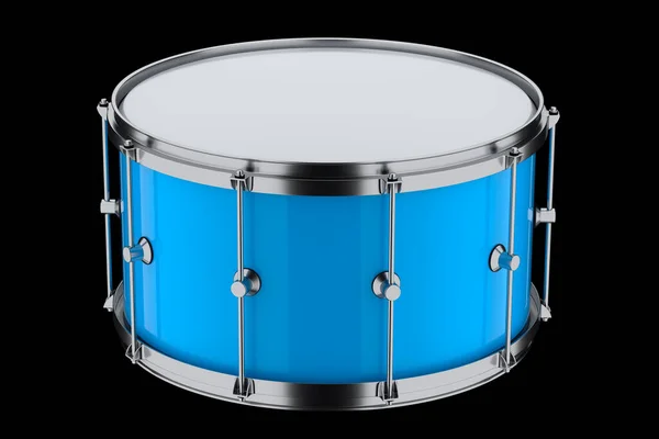 Realistic Drum Black Background Render Concept Musical Instrument Drum Machine — Stock Photo, Image