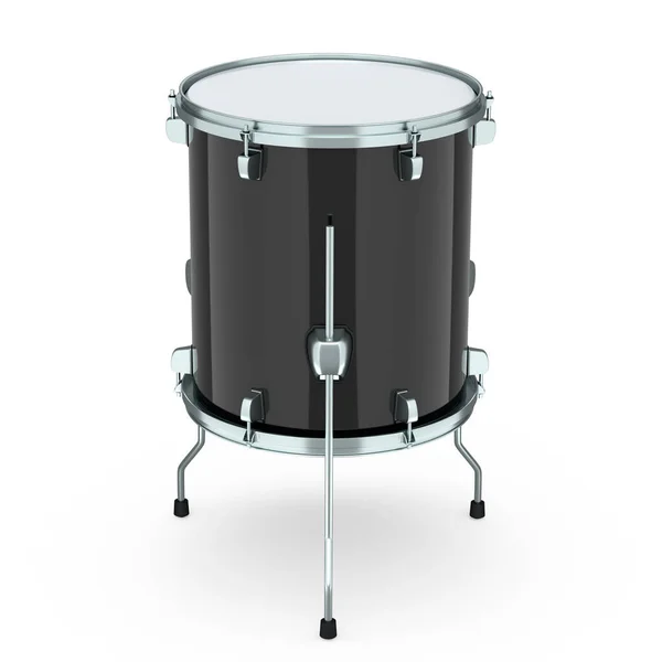 Realistic Drum White Background Render Concept Musical Instrument Drum Machine — Stock Photo, Image