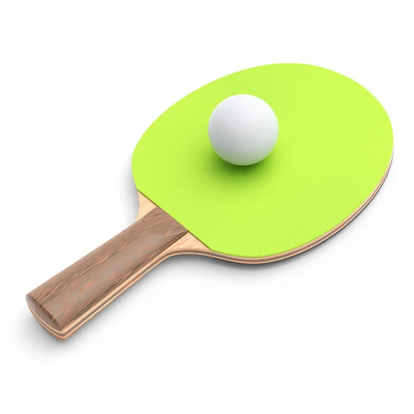 Raqueta y pelota para tenis de mesa ping pong ilustración vectorial