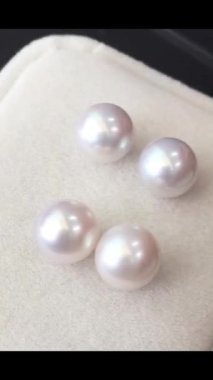 Doğal Tatlı Su İncileri Mücevher Sergisi için Yumuşak Kadife Arkaplan