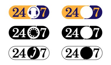 7 'ye 24. Durmadan. Günde yirmi dört saat. Görüntü.