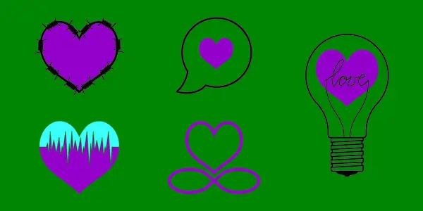 Kalbi. Sevgi. Romantizm. Görüntü.