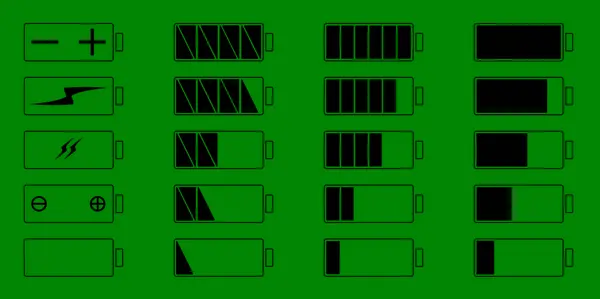 Pil seviyesi. Hücum. Durum raporu. Görüntü