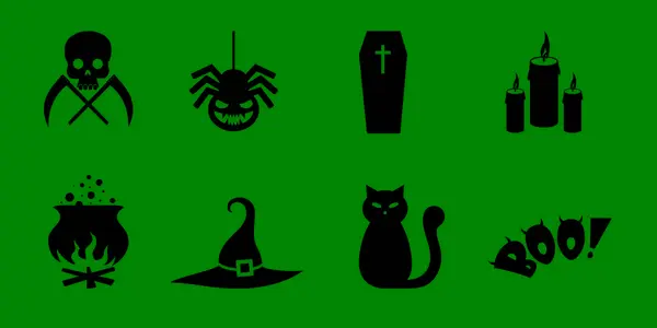 Cadılar Bayramı. Korku hikayeleri. Yarasa. Cadı! Görüntü.