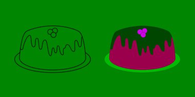 - Pasta. Turta. Şekerler. Tatlı. Görüntü.