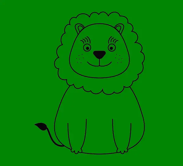 Aslan. Hayvanlar. Hayvanlar. Afrika. Görüntü.